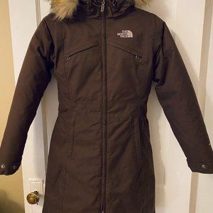 The North Face Arctic Down Parka Brown Sz XS